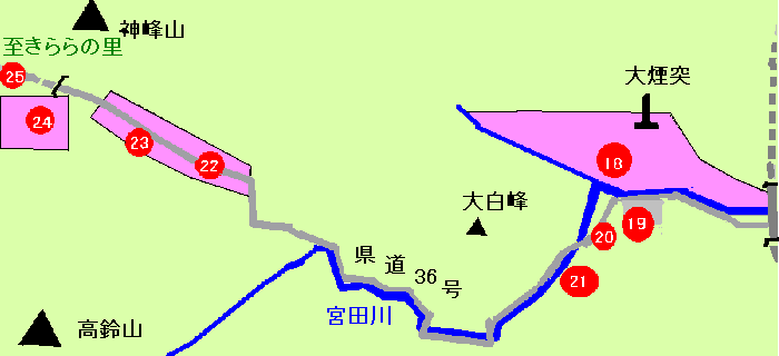 仲町学区地図(東側)