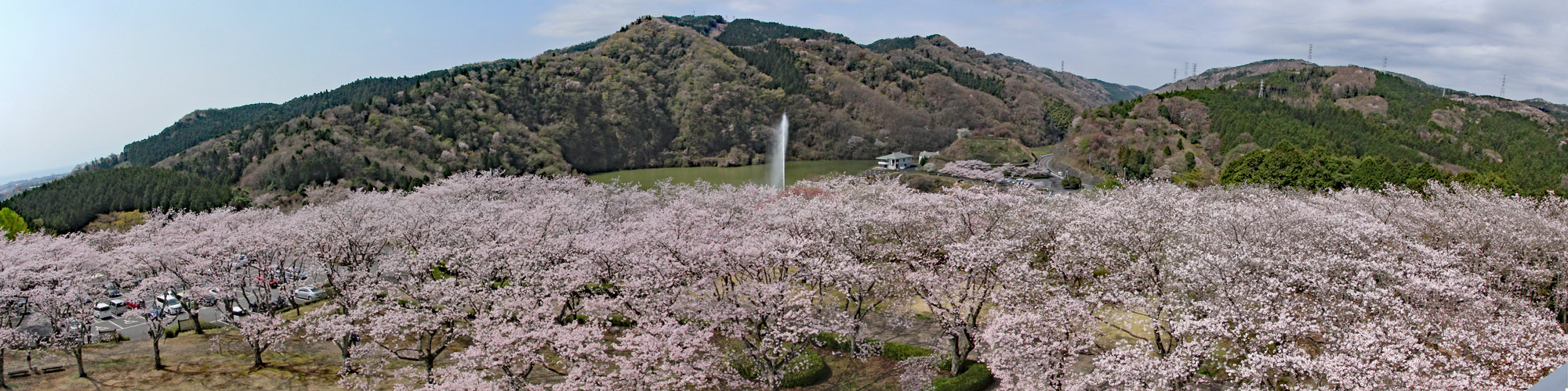 十王パノラマ公園展望台の眺望