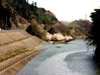 ダムの上流部